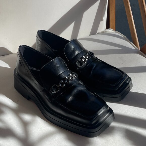 Vagabond Square-Toe Loafers - Picture 1 of 5